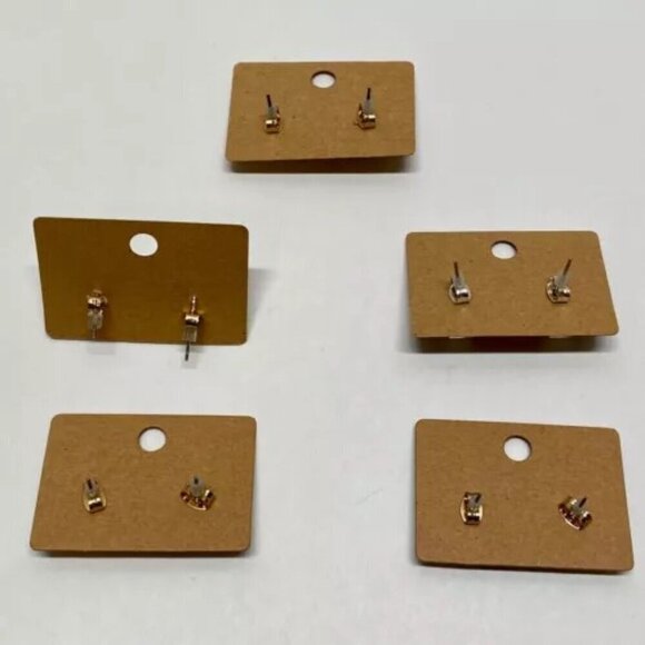 Hobby Lobby Earrings 5 Pairs Stud Post Fashion Design Pierced Ears Jewelry NWOT - Picture 7 of 8